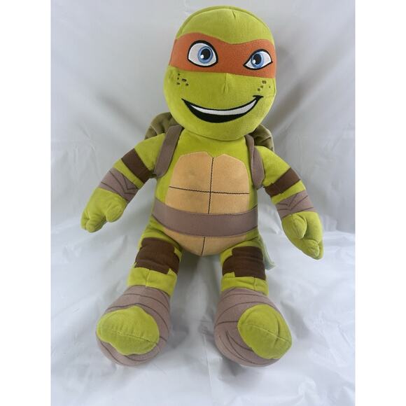 Build-A-Bear Nickelodeon Michelangelo Teenage Mutant Ninja Turtles Stuffed - Picture 1 of 4